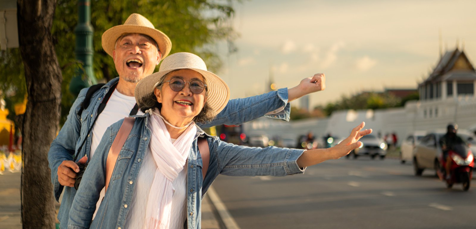 Visitor Visa Insurance - Happy Couple Travelling